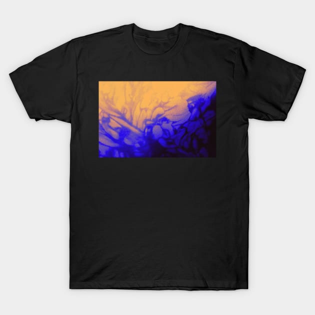 BLUE NEON FROST T-Shirt by neilstuartcoffey